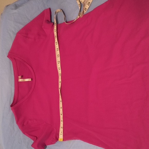 Banana Republic Crew Tee M Bright Pink - Picture 8 of 10